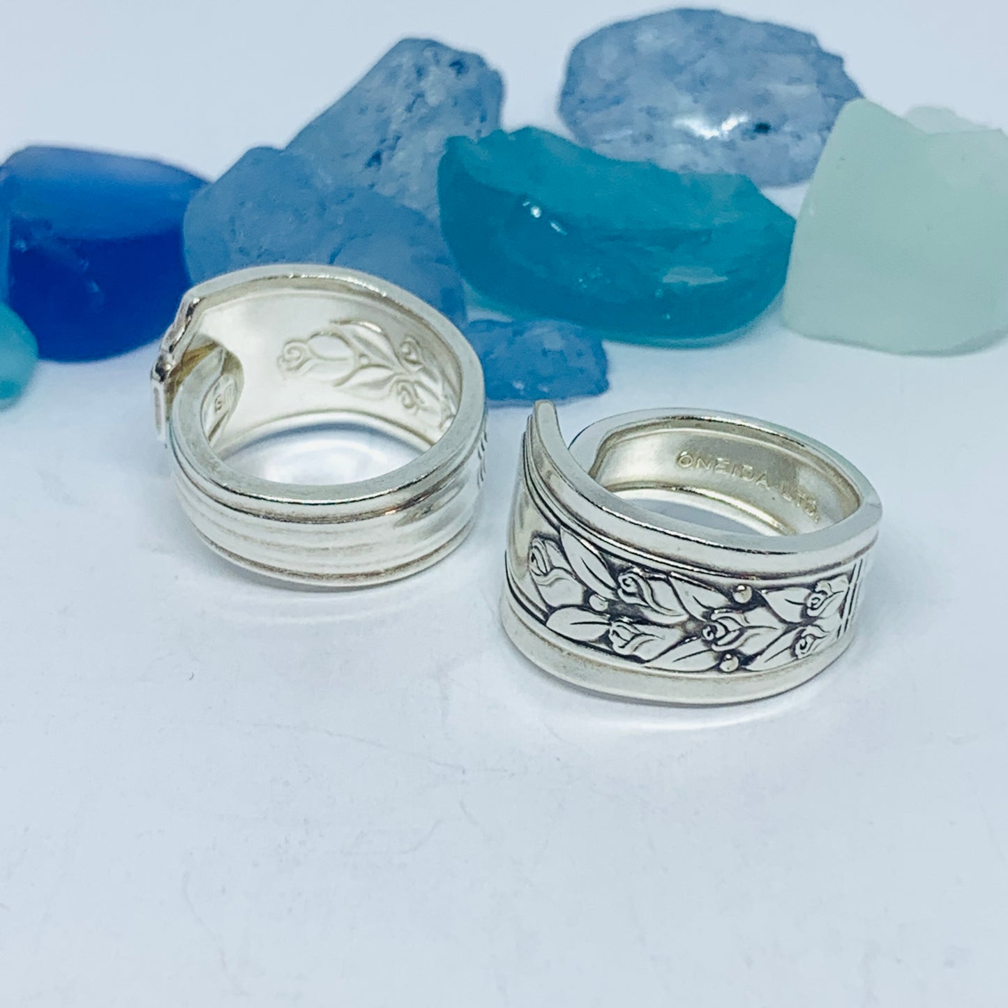 Spoon Ring | Vintage Silverware | “Rosalie” 1938 Wm. A. Rogers | Upcycled Ring | Silverware Spoon Ring | Antique Spoon Ring