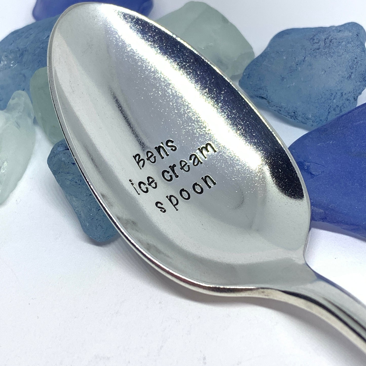 Vintage Silver Plated Hand Stamped Spoon | Novelty