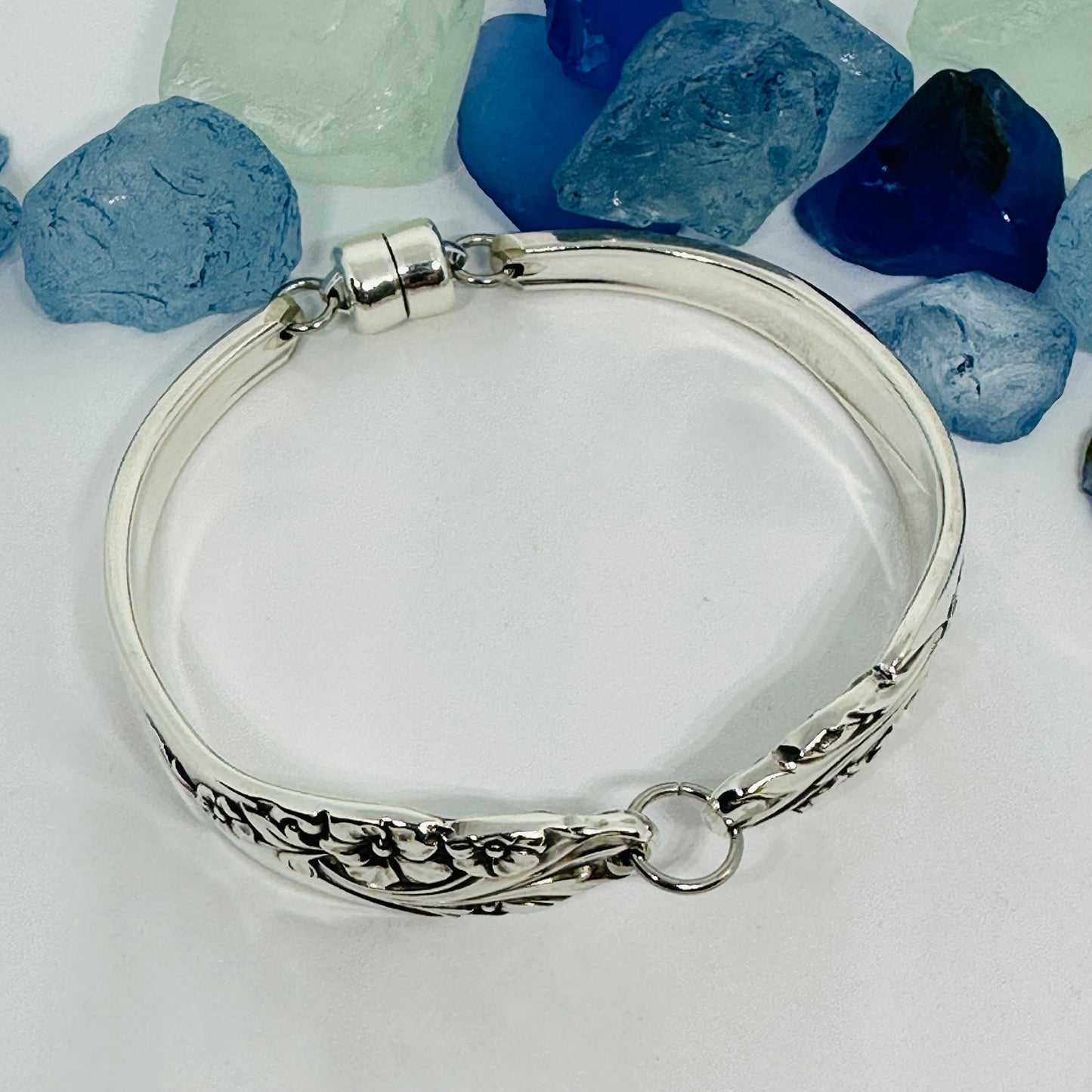 “Evening Star” 1950 Spoon Bracelet | Vintage Silverware | Holmes and Edwards | Up-Cycled Bracelet | Silverware Spoon Bracelet | Antique Spoon Bracelet