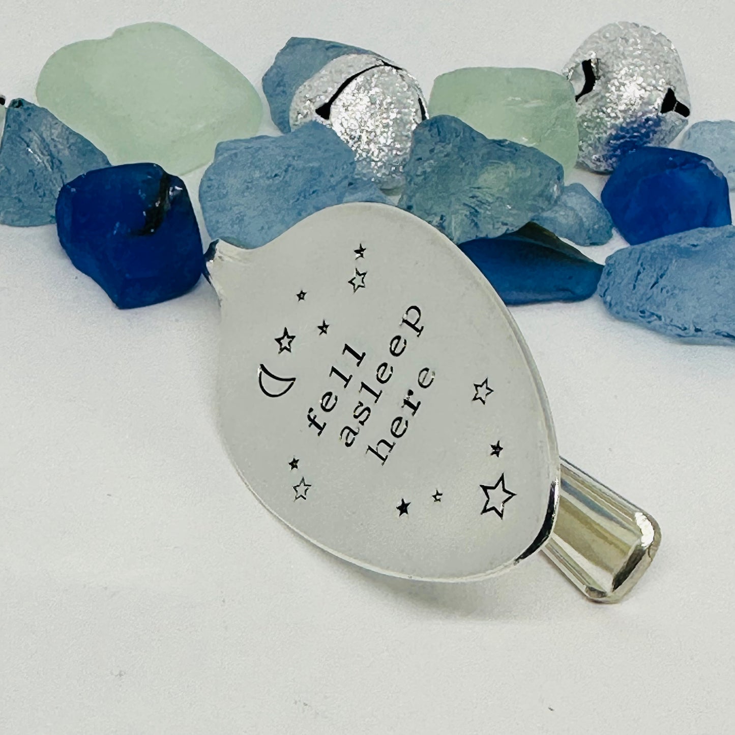 Vintage Spoon Hand Stamped Bookmark - Various Pattern & Sayings