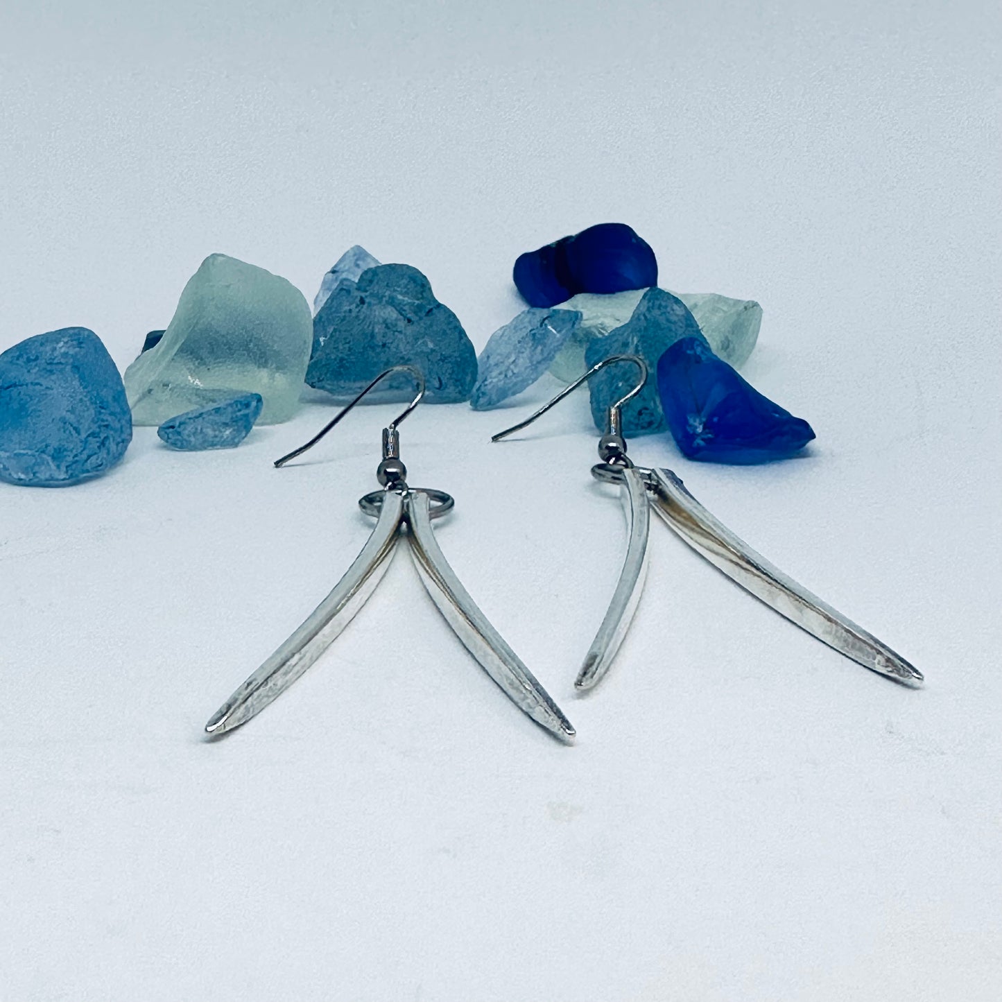 Fork Tines Vintage Earrings | Silverware | Up-Cycled | Antique