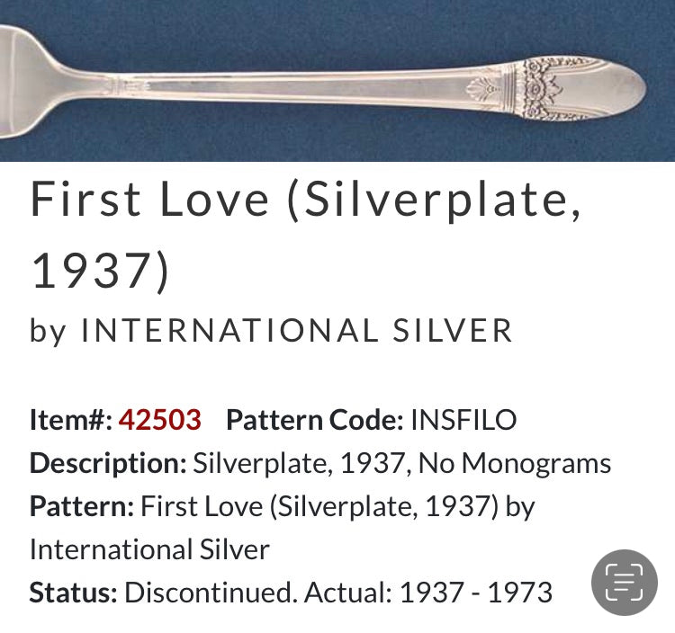 “First Love” Vintage Silverware Earrings | Vintage Silverware Jewelry | Vintage Spoon Earrings