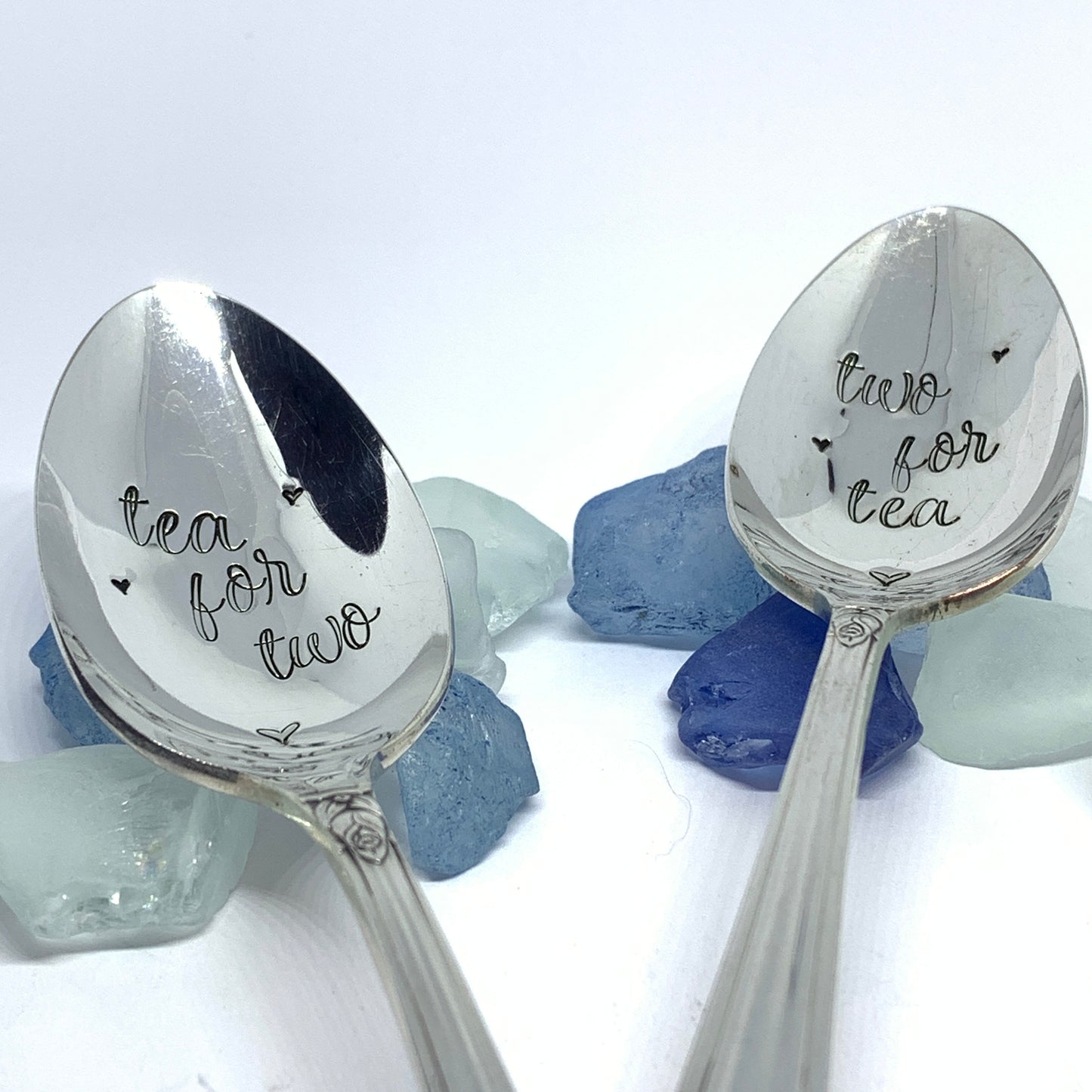 Vintage Silver Plated Hand Stamped Spoon | Novelty