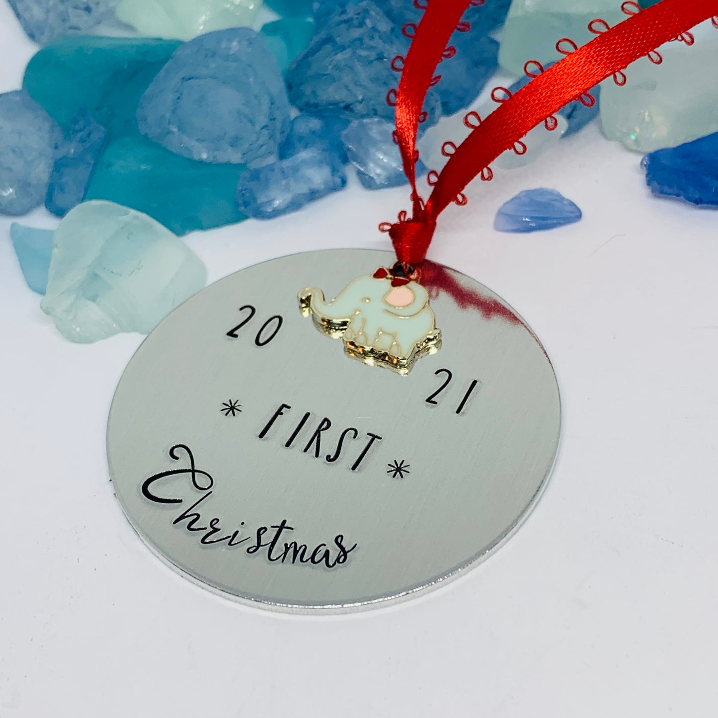 First Christmas 2024* Hand Stamped Ornament | Baby’s First Ornament | Christmas Ornament | Hand Crafted Ornament | Holiday Tree Decoration