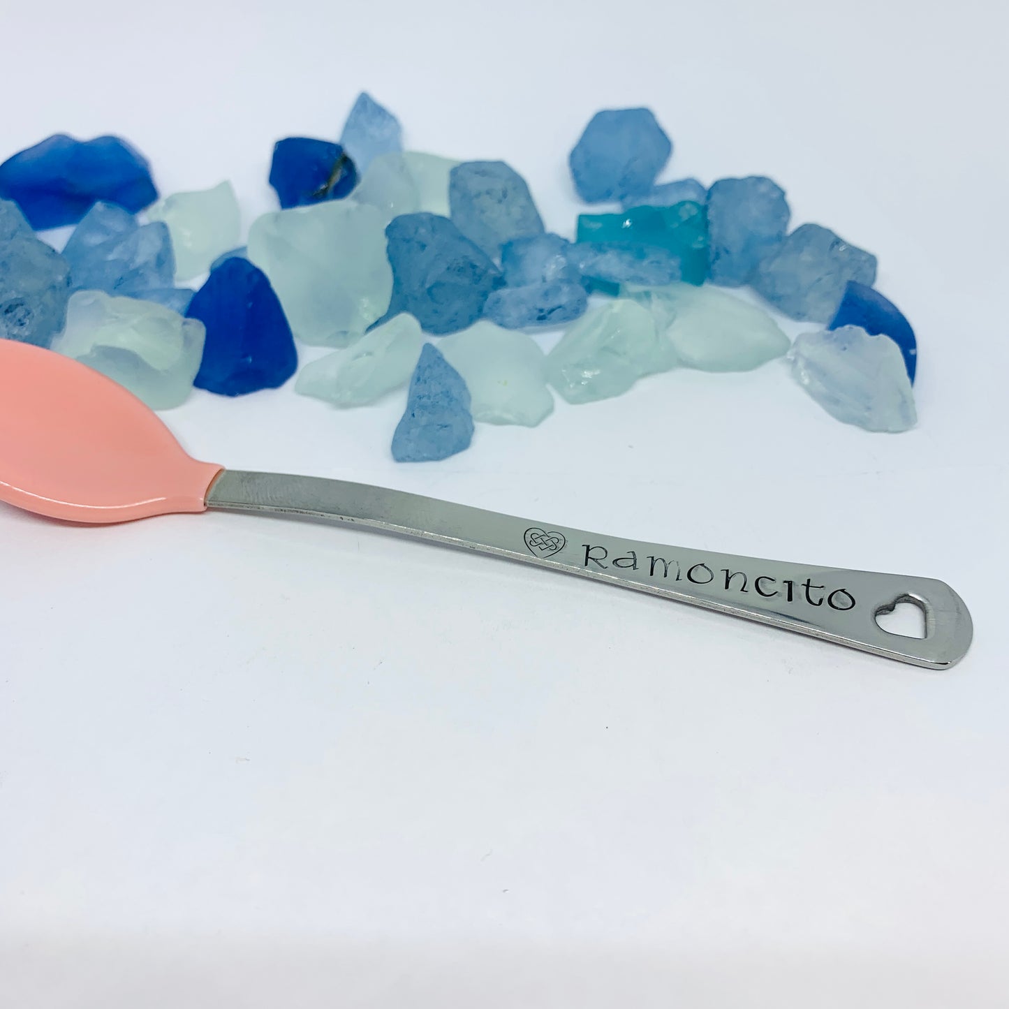 Personalized Munchkin Baby Spoon | White Hot Safety Spoons | Baby’s First Spoon with Name | Toddler Utensils