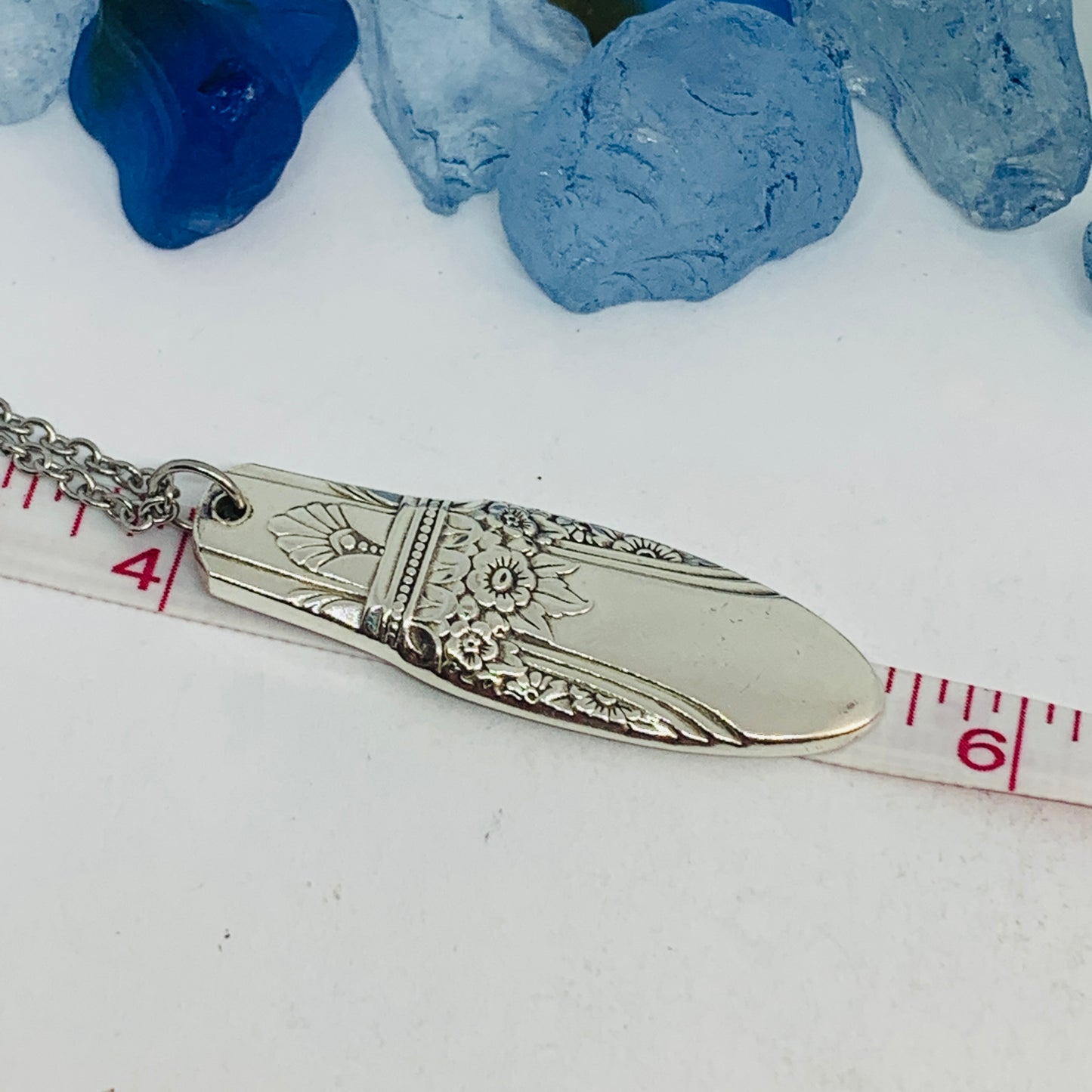 “First Love” 1937 Spoon Necklace | Vintage Silverware | Up-Cycled Jewelry | Silverware Spoon Pendant | Antique