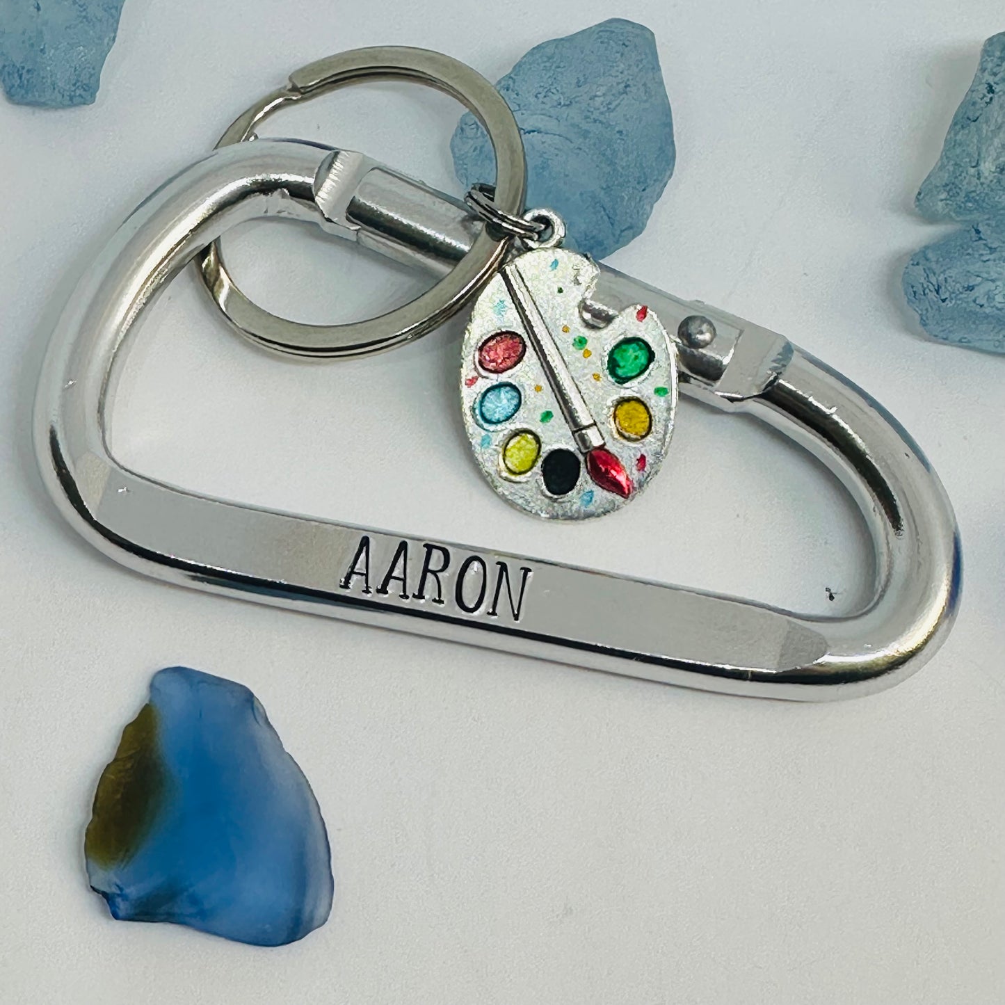 Hand Stamped Carabiner - Personalize Me!