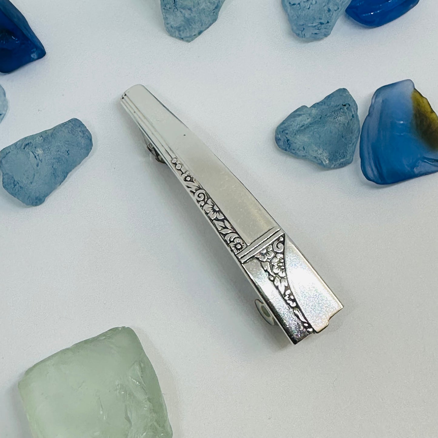 Handcrafted Vintage Silverware Hair Barrettes - Unique Patterns & Two Sizes Available