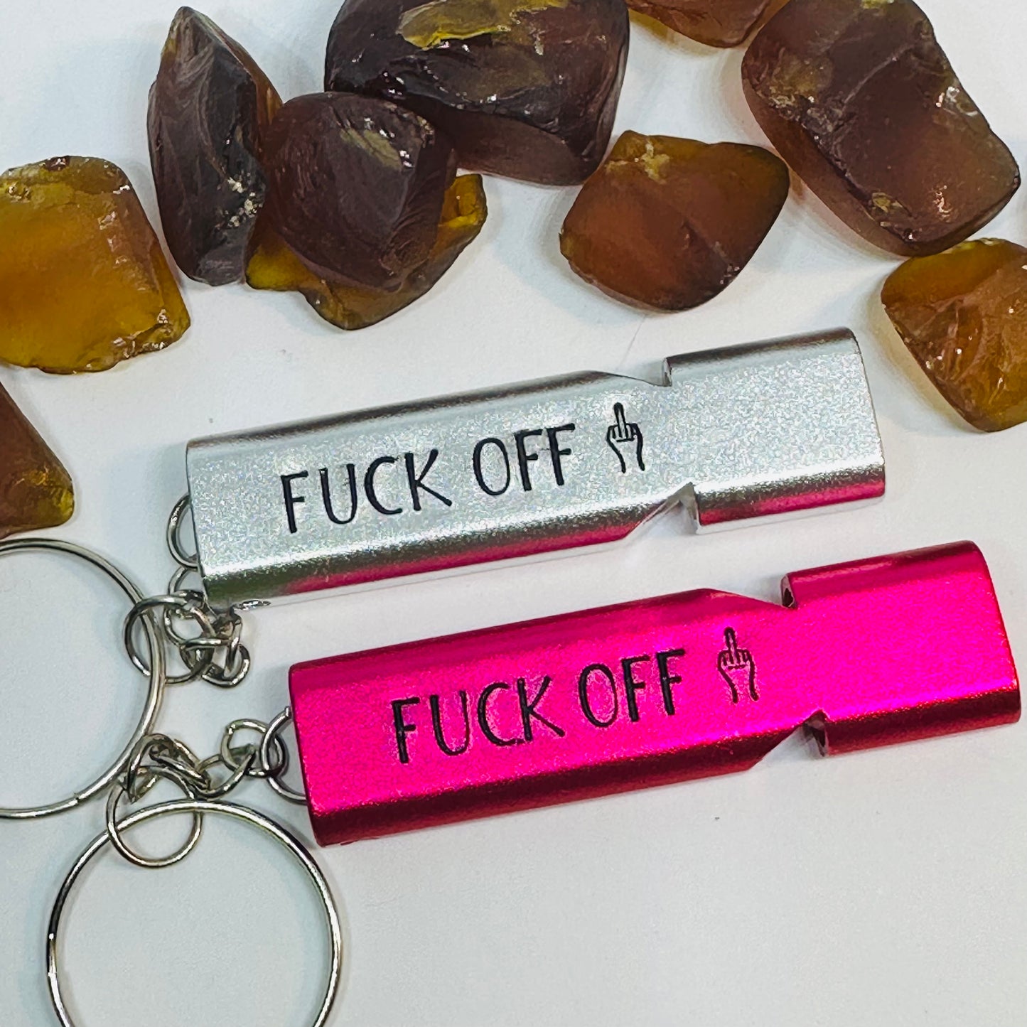 Bawdy Emergency Whistle | Fck Off | Blow Me | Grabber | Safety Alert | Adult Gag Gift | Gift for Bachelorette | LGBTQIA Gift