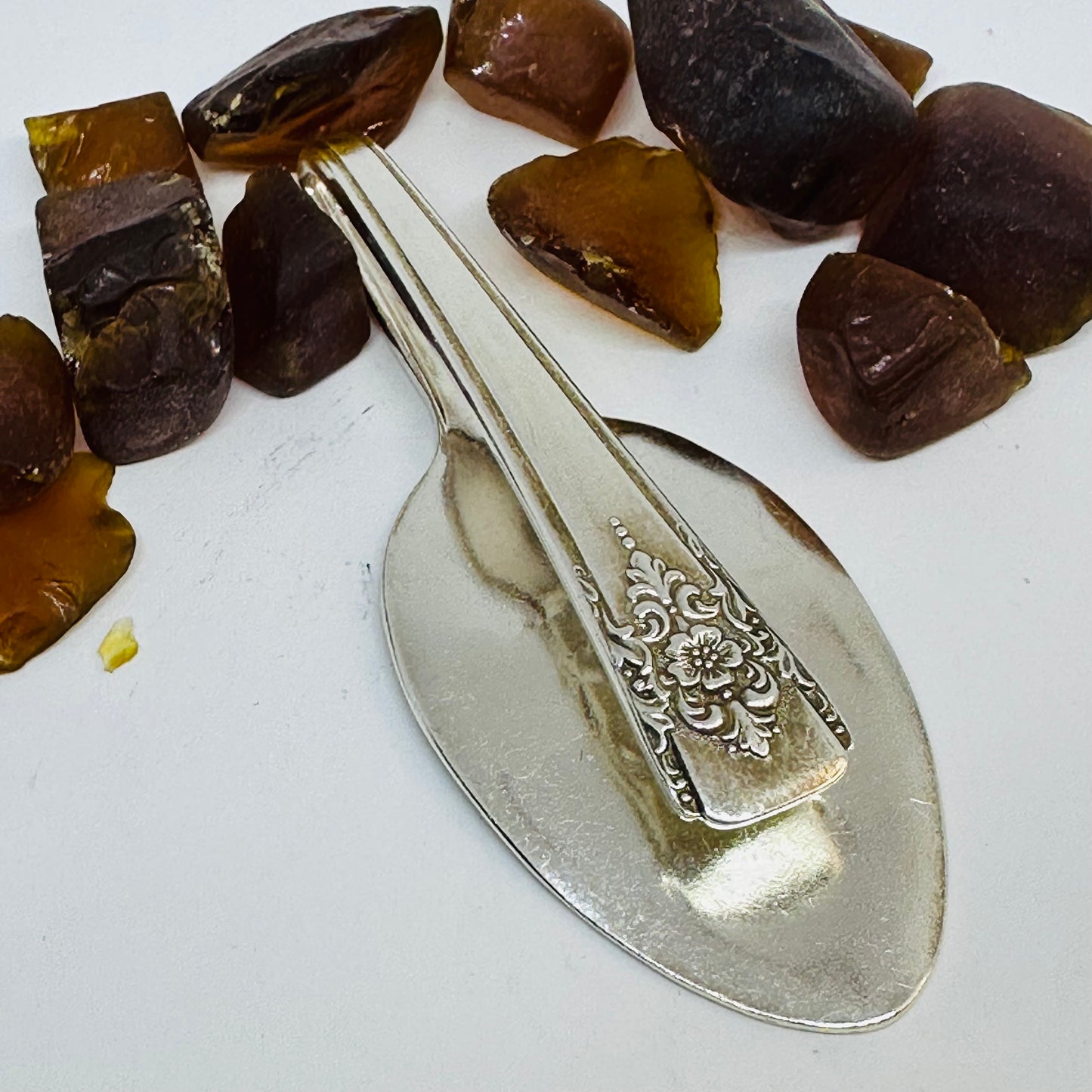 Vintage Spoon Hand Stamped Bookmark - Fuck Off, I’m Reading