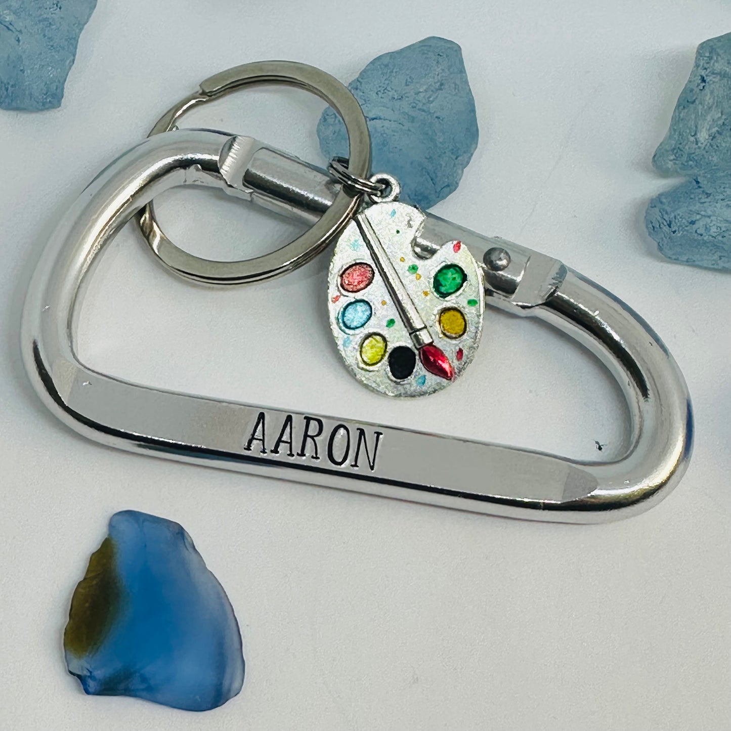 Hand Stamped Carabiner - Personalize Me!