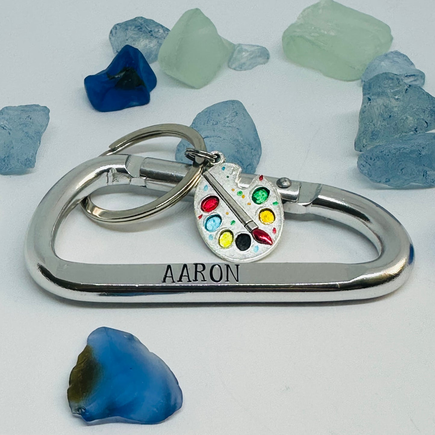 Hand Stamped Carabiner - Personalize Me!