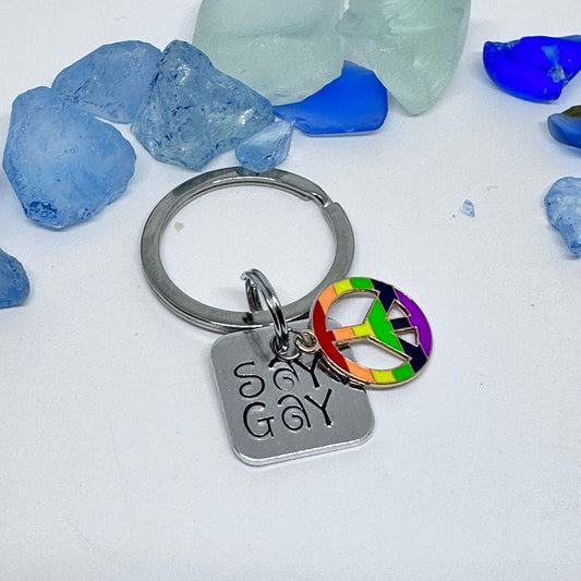 Pride Keyring | Rainbow | LGBTQAI+ | Love