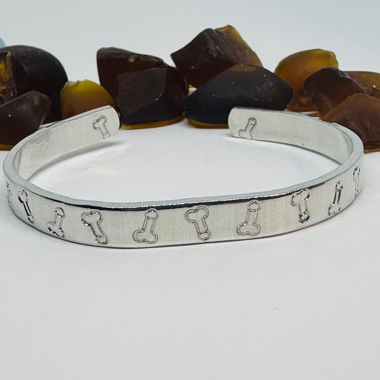 Dicks - Hand Stamped Cuff Bracelet