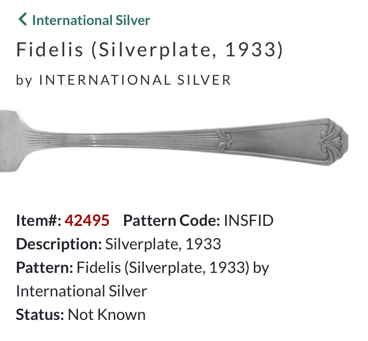 “Fidelis” Vintage Silverware Bottle Stopper | 1933 Int'l Silver | Up-Cycled Wine Stopper | Silverware Bottle Closure | Antique Knife Handle Wine Plug