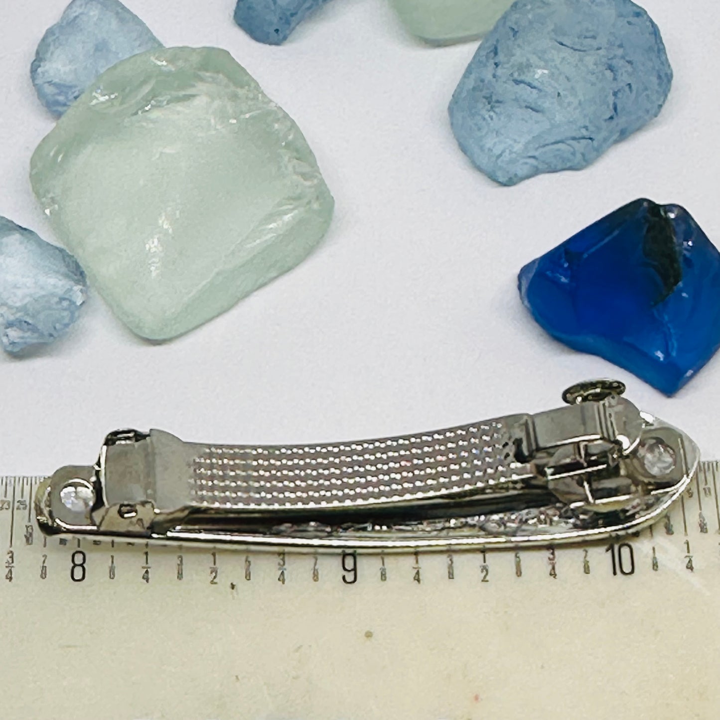 Handcrafted Vintage Silverware Hair Barrettes - Unique Patterns & Two Sizes Available