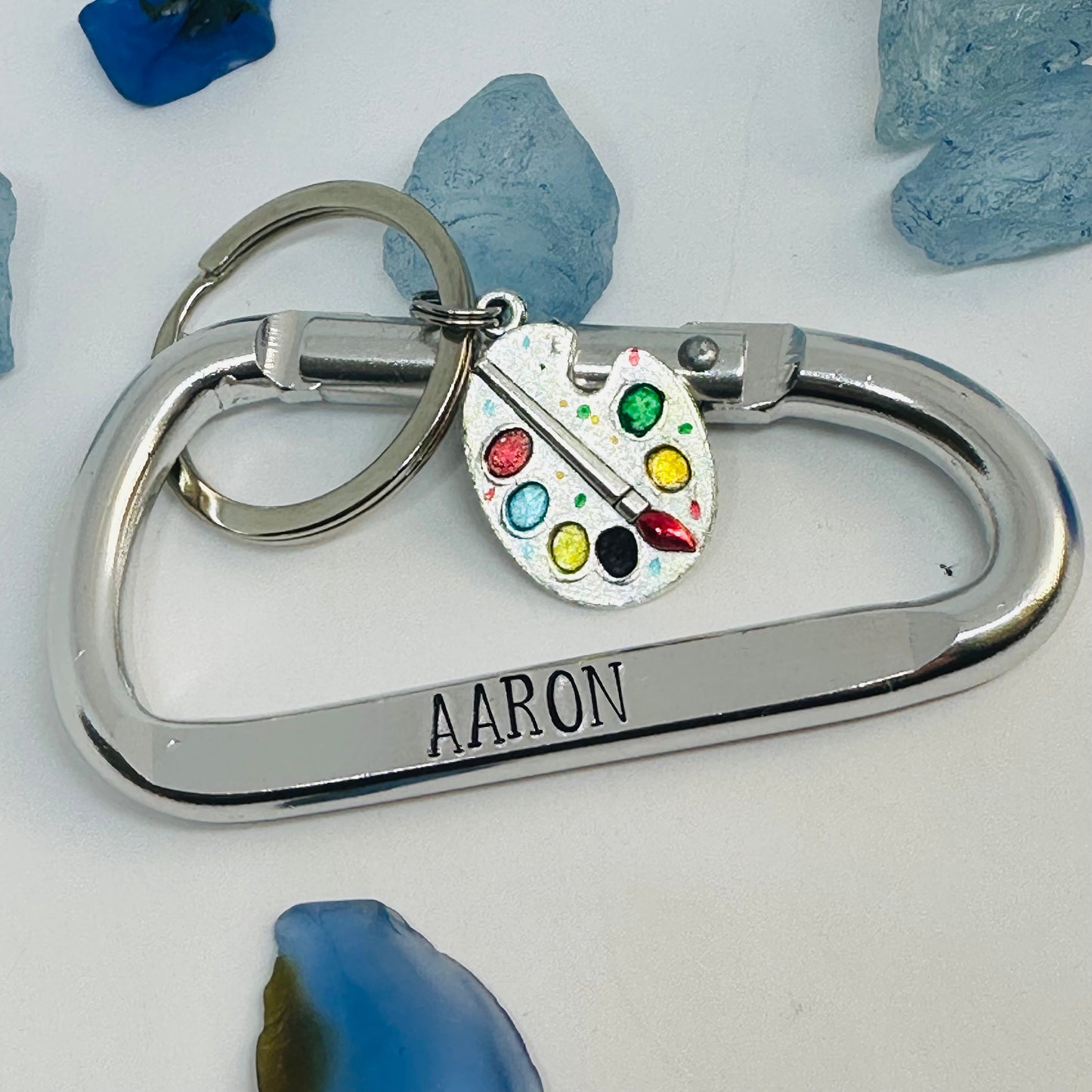 Hand Stamped Carabiner - Personalize Me!