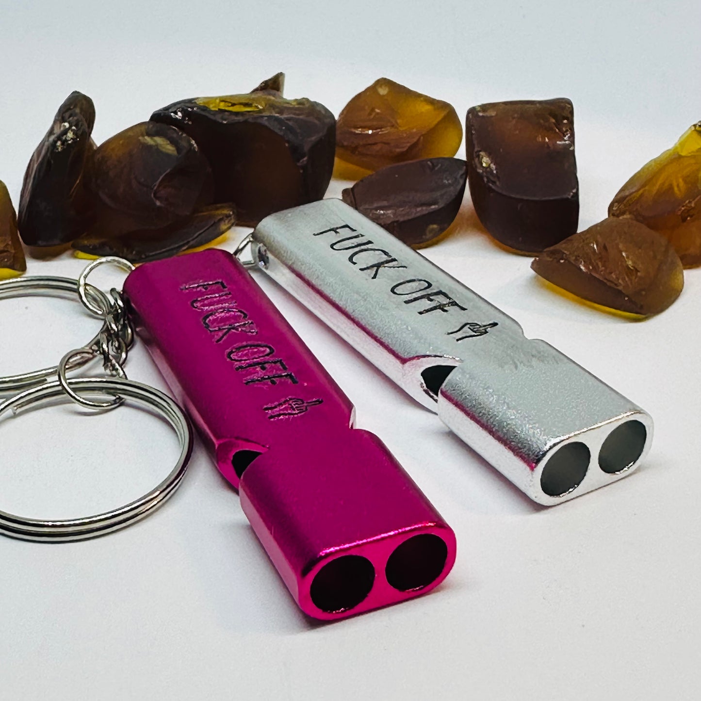 Bawdy Emergency Whistle | Fck Off | Blow Me | Grabber | Safety Alert | Adult Gag Gift | Gift for Bachelorette | LGBTQIA Gift