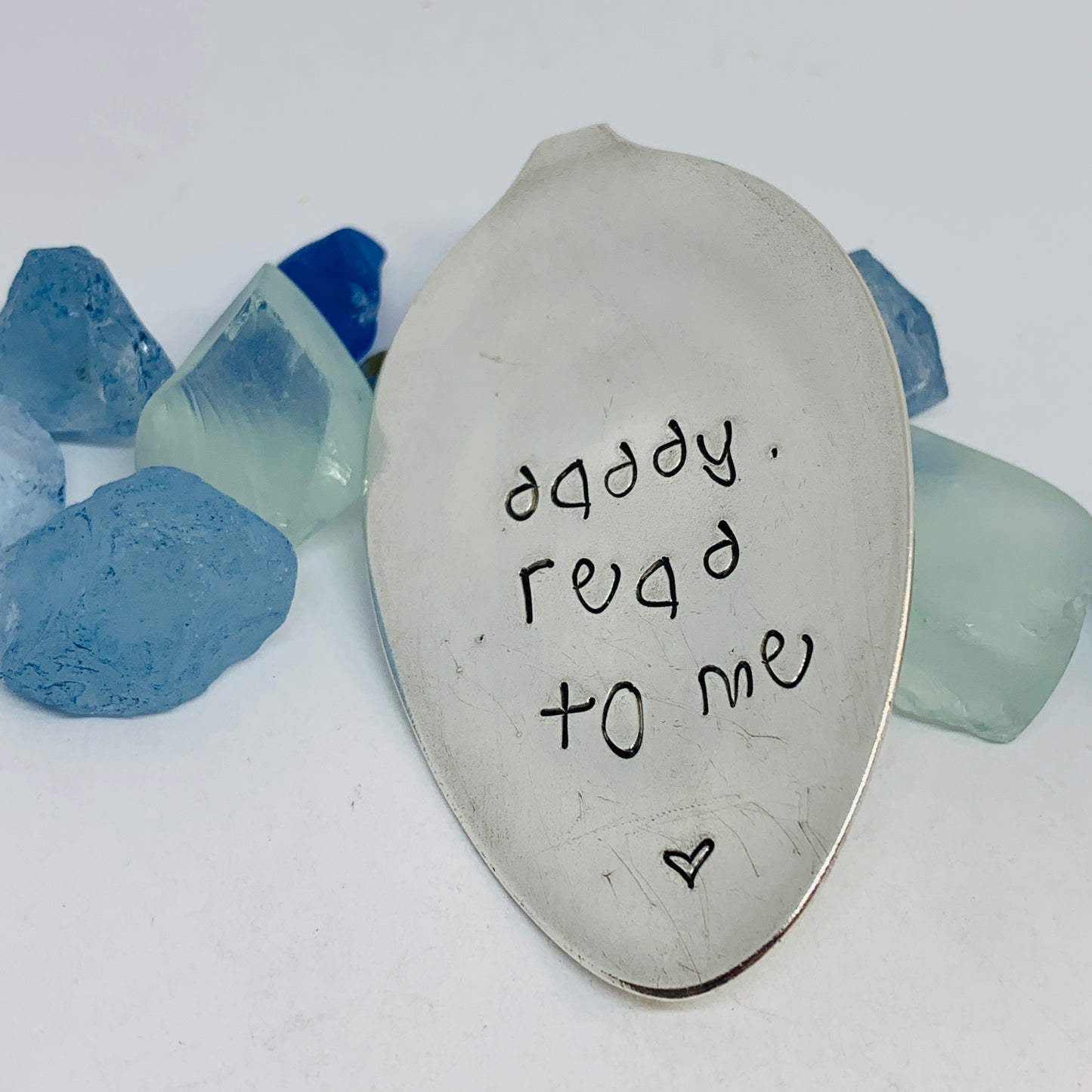 Vintage Spoon Hand Stamped Bookmark - Various Patterns & Phrases