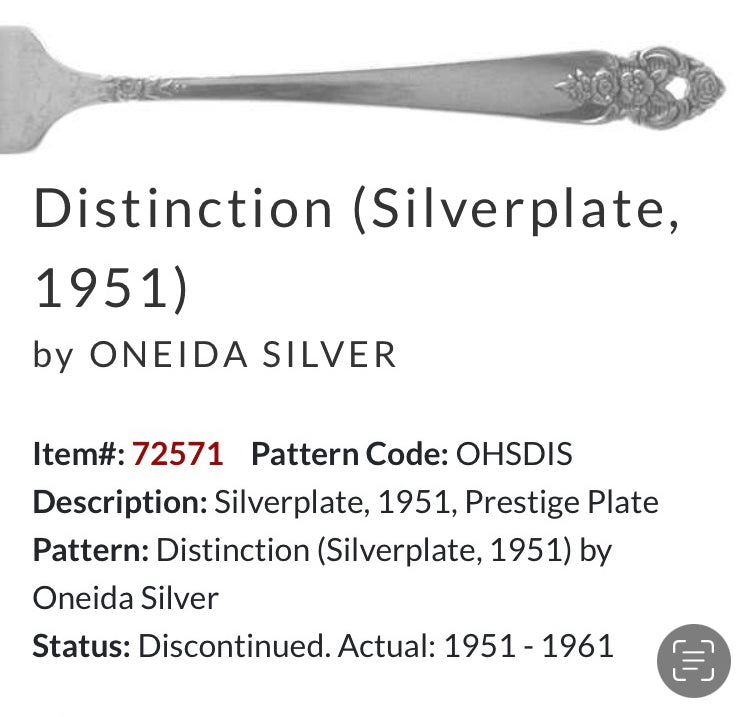 “Distinction” Vintage Silverware Bottle Stopper | 1951 Oneida | Up-Cycled Wine Stopper | Silverware Bottle Closure | Antique Knife Handle Wine Plug