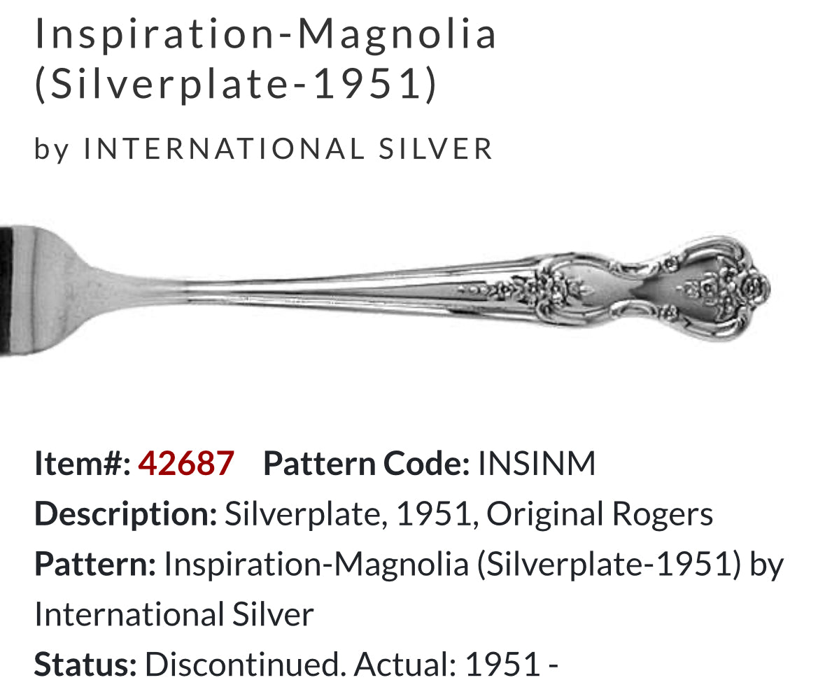 “Inspiration-Magnolia“ Vintage Silverware Bottle Stopper | 1951 | Up-Cycled Wine Stopper | Silverware Bottle Closure | Antique Knife Handle Wine Plug