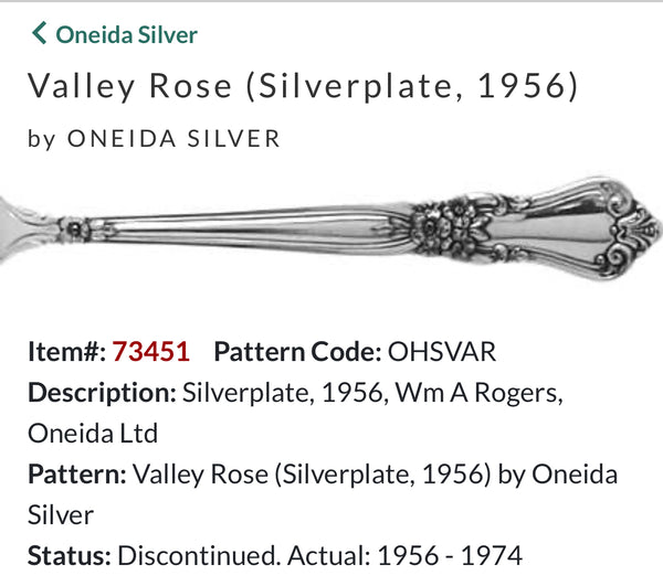 “Valley Rose” 1956 Spoon Bracelet | Vintage Silverware | Oneida | Up-Cycled Bracelet | Silverware | Antique Spoons