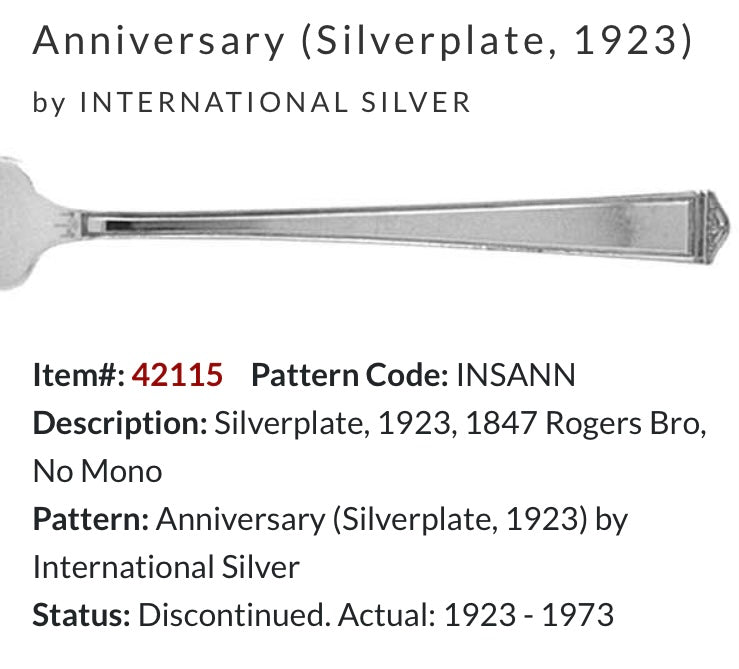 "Anniversary” Vintage Silverware Bottle Stopper | International Silver 1923 | Up-Cycled Wine Stopper | Silverware Bottle Closure | Antique Knife Handle Wine Plug