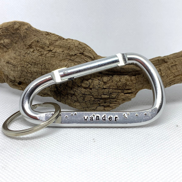 Hand Stamped Carabiner - Personalize Me!