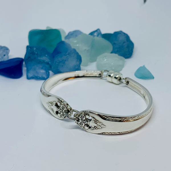 “Lovely Lady” 1937 Spoon Bracelet | Vintage Silverware | Holmes and Edwards | Up-Cycled Bracelet | Silverware Spoon Bracelet | Antique Spoon Bracelet