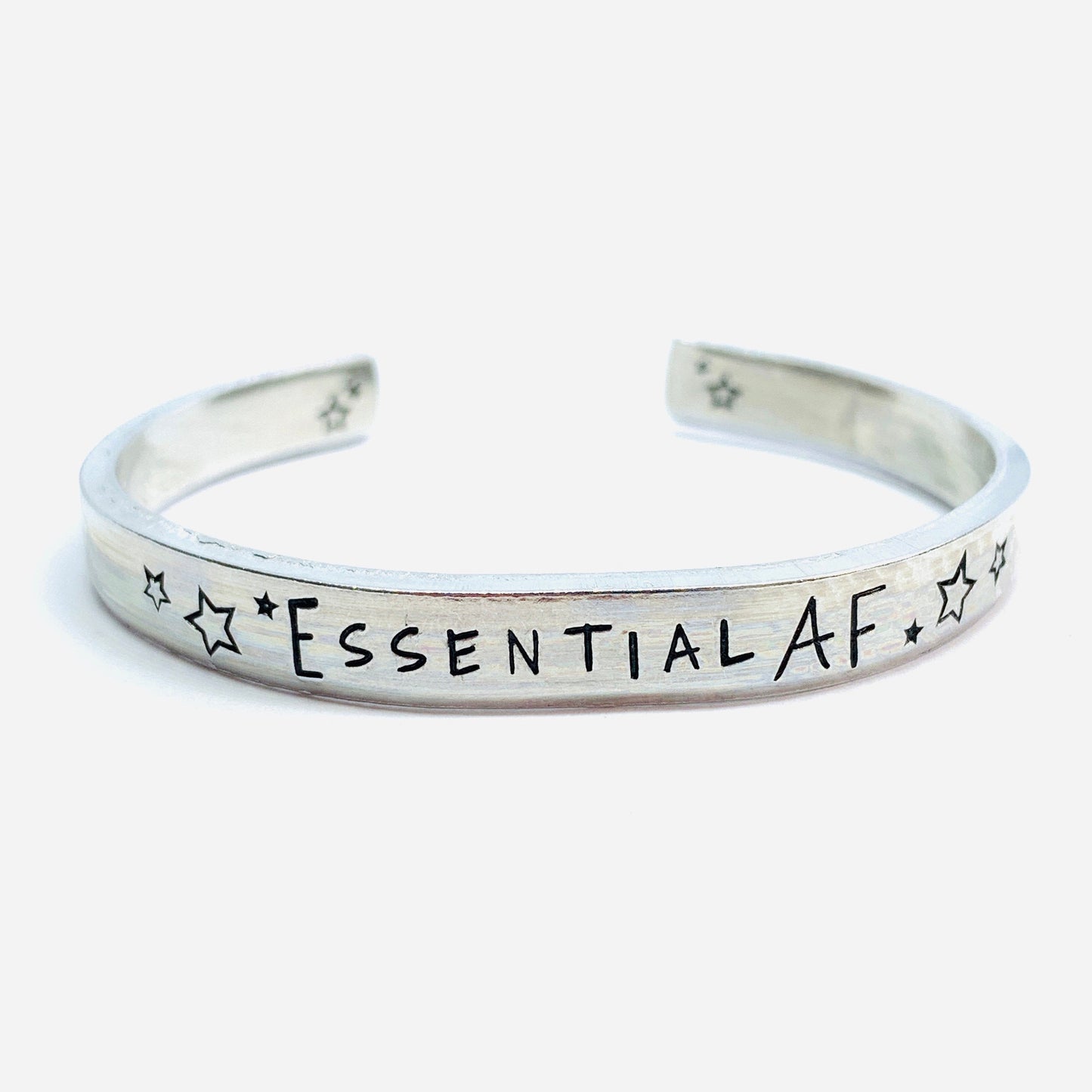 ESSENTIAL - Hand Stamped Cuff Bracelet