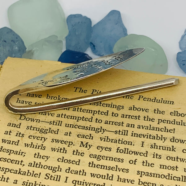 Vintage Spoon Hand Stamped Bookmark - Various Pattern & Sayings