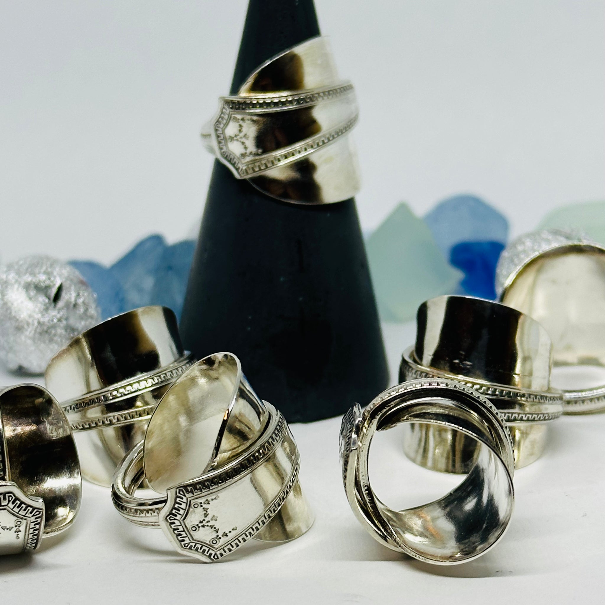 Saddle Demitasse Spoon Ring | Vintage Silverware | Upcycled Ring | Silverware | Antique