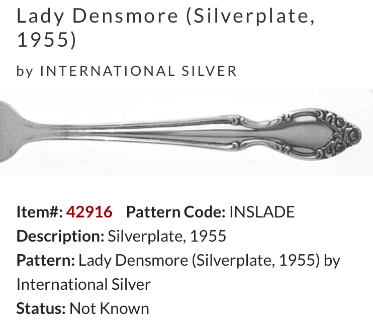 "Lady Densmore” Vintage Silverware Bottle Stopper | Int’l Silver 1955 | Up-Cycled Wine Stopper | Silverware Bottle Closure | Antique Knife Handle Wine Plug