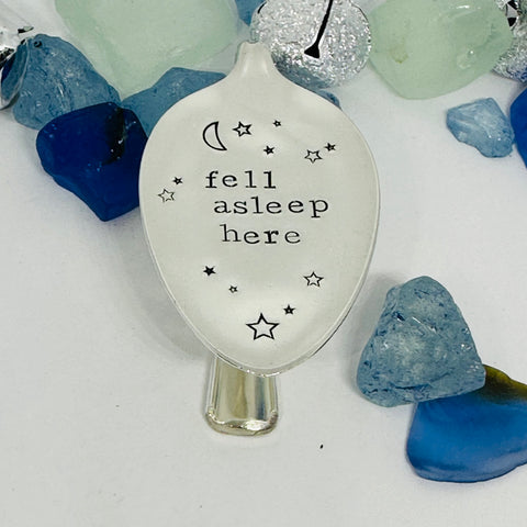 Vintage Spoon Hand Stamped Bookmark - Various Pattern & Sayings