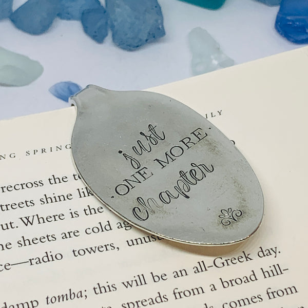 Vintage Spoon Hand Stamped Bookmark - Various Pattern & Sayings