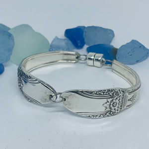 “First Love” 1847/1937 Spoon Bracelet | Vintage Silverware | International Silver | Up-Cycled | Silverware | Antique