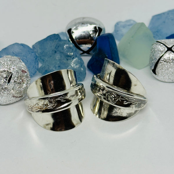Saddle Demitasse Spoon Ring | Vintage Silverware | Upcycled Ring | Silverware | Antique