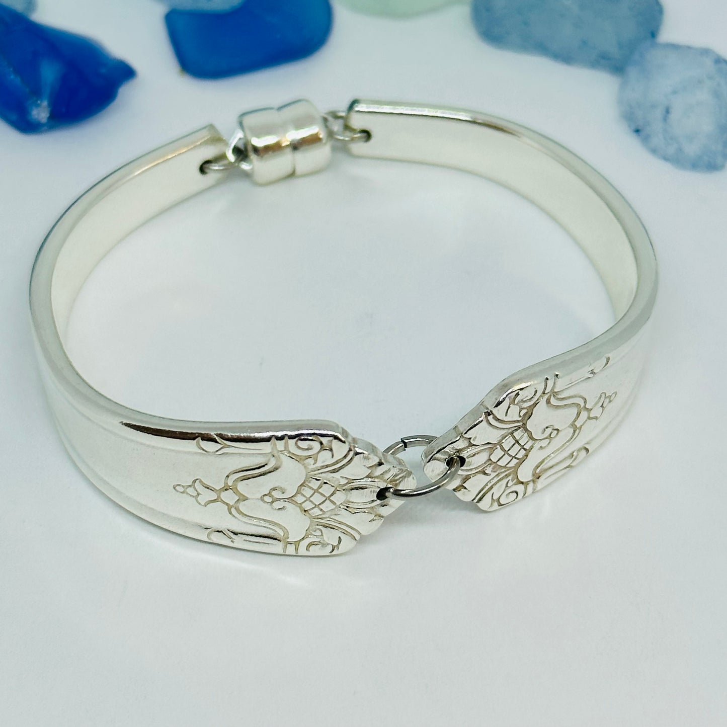 “Her Majesty” 1931 Spoon Bracelet | Vintage Silverware | Up-Cycled Bracelet | Silverware Spoon Bracelet | Antique