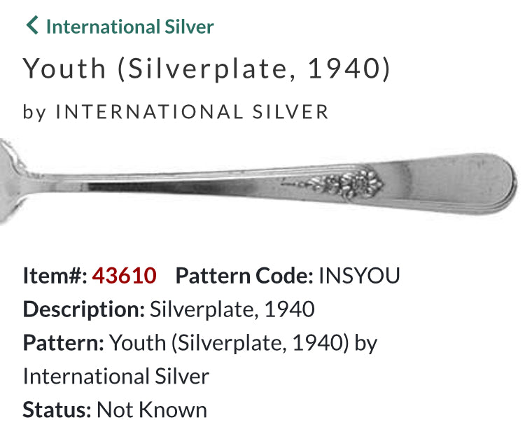 “Youth” Vintage Silverware Bottle Stopper | 1940 Int’l Silver | Up-Cycled Wine Stopper | Silverware Bottle Closure | Antique Knife Handle Wine Plug