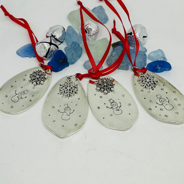 Vintage Spoon Bowl Ornament | Christmas Ornament | Hand Crafted Silver Plated Ornament | Holiday | Tree Decoration