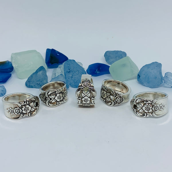 “Distinction” 1951 Spoon Ring | Vintage Silverware | Oneida | Up-Cycled Ring | Silverware Spoon | Antique Spoon Jewlery