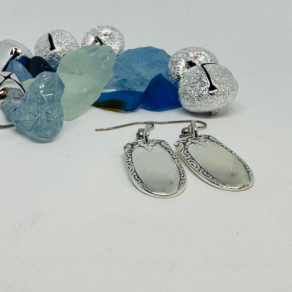 Sweetheart II/Hollywood II 1946-1948 Spoon Earrings | Vintage Silverware | Wallace | UpCycled | Silverware | Antique | Variation II