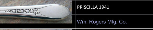 Spoon Ring | Vintage Silverware | “ Priscilla” 1941 Rogers | Upcycled Ring | Silverware Spoon Ring | Antique Spoon Ring