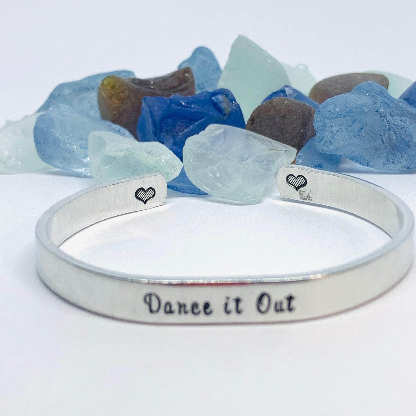 Dance it Out - Hand Stamped Metal Cuff Bracelet | Grey’s Anatomy Fan Gift | Gift for Her | Christina & Meredith | BFF Bracelet | Friendship