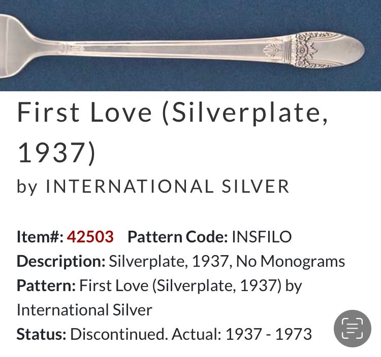 “First Love” 1937 Spoon Ring | Vintage Silverware | Int’l Silver | Up-Cycled Ring | Silverware Spoon | Antique Spoon Jewlery