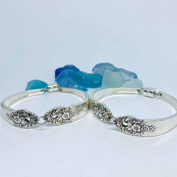 “Distinction” 1951 Spoon Bracelet | Vintage Silverware | Oneida | Up-Cycled Bracelet | Silverware Spoon Bracelet | Antique Spoon Bracelet