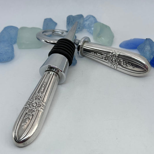 "Triumph” Vintage Silverware Bottle Opener | Silverplate 1941 | Up-Cycled Church Key | Antique Knife