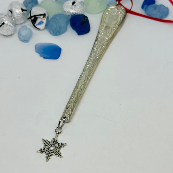Vintage-look Icicle Ornaments | Limited Edition Holiday Decor | Window Charm | Jingle Bells | Garnet Teardrop
