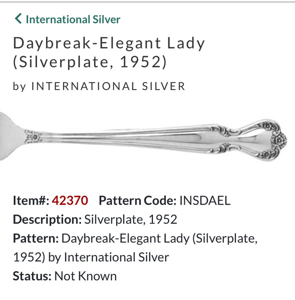 “Day Break” / “Elegant Lady” 1952 Spoon Ring | Vintage Silverware | Up-Cycled Ring | Silverware Spoon | Antique Spoon Jewlery