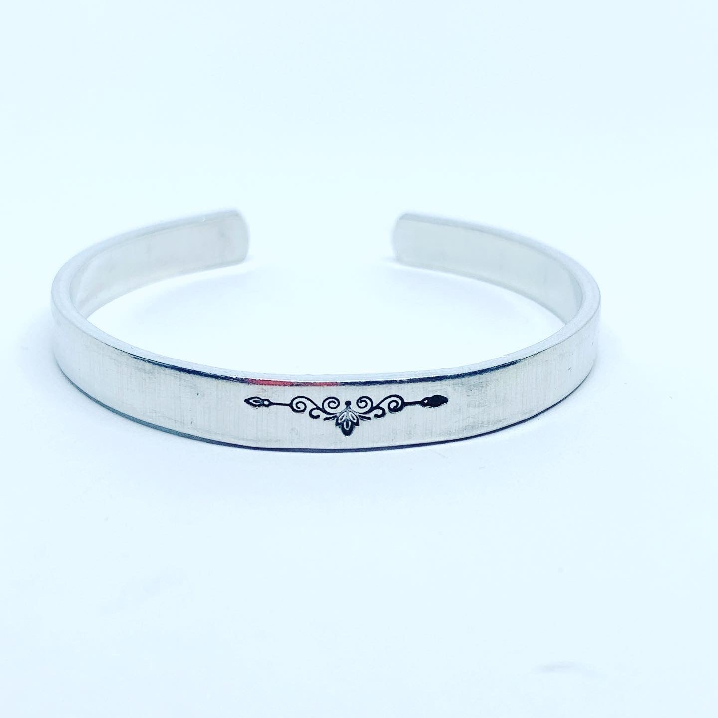Keep Fucking Going (1/4”) - Hand Stamped Cuff Bracelet
